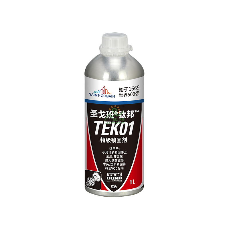 圣戈班螺纹锁固胶TEK01-1L-红