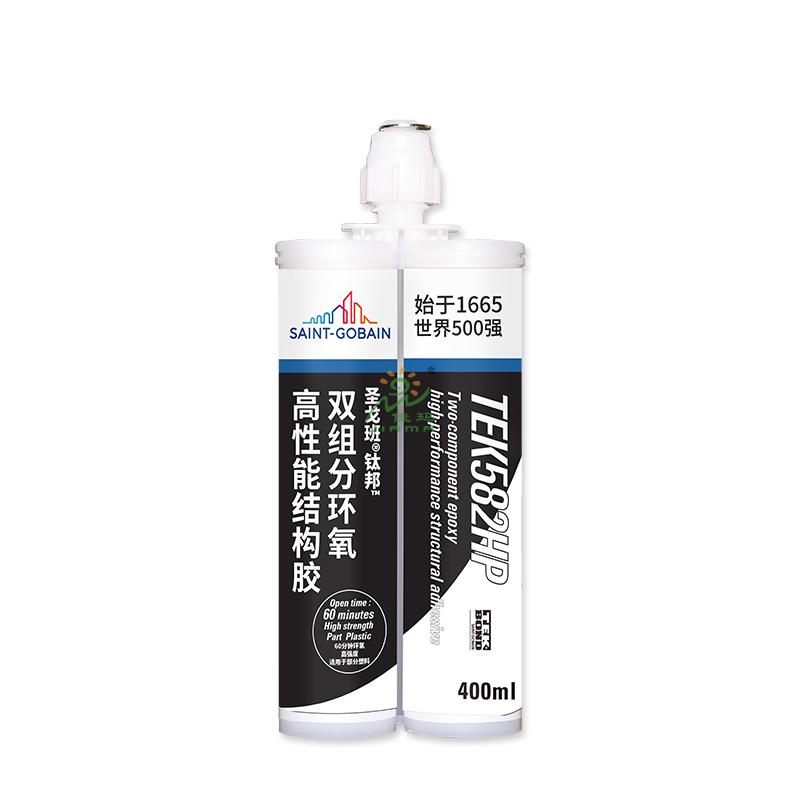 圣戈班双组份环氧胶TEK582HP-400ml-透明色&琥珀色