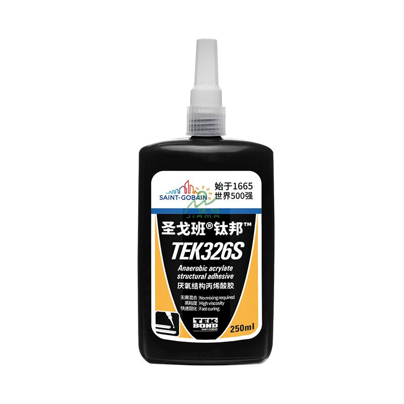 圣戈班厌氧结构丙烯酸胶TEK326S-250ml-淡黄色